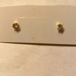 CZ and 14kt Gold Earrings